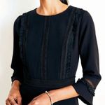 Ann Taylor  Lacy Ruffle Doubleweave Dress Size 12 Photo 2