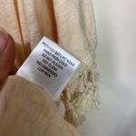 COMME TOI Cream Relaxed Boxy 3/4 Sleeve Blouse 50%cotton 50%linen White Size L Photo 4