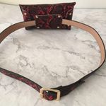 Red/Black Snake Print Belt Bag Red Photo 1