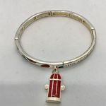 Fireman Blessing Enamel Charm Bracelet Sil… Red Photo 5