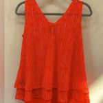 Worthington EUC tank top, Size S, flowy and lightweight, bright orange Photo 1