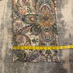 Paisley Print Women's Wide Leg Casual Pants Green Size M Photo 7