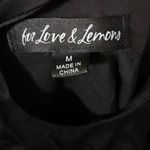 For Love & Lemons Black Yuri Cutout Midi Cocktail Dress Size Medium Photo 3