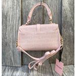 Juicy Couture | Blush Pink Heart Charm Shoulder Bag with Logo Print Photo 1