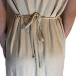 Vintage Sheri Martin 90's Sheath Dress Sheer Floral Jacket Topper Set Tan Size 8 Photo 10