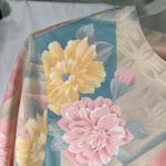 Alfred Dunner  Floral‎ Patchwork Blouse Sz 12 Pastel Pink Yellow Vintage Cottage Photo 1