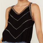 Shyanne  WOMEN'S SOUTHWESTERN EMBROIDERED V-NECK CAMI SIZE S. Photo 0
