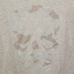 Zadig & Voltaire 💕💕 Tunisien Skull Long Sleeve T-Shirt - Gris Chine Gray M NWT Photo 6