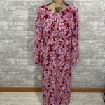 Lush Clothing Lush Galata Chiffon Floral Midi Dress Photo 1