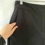 Ann Taylor black business casual pants pockets women's size 12 P capri style Photo 2