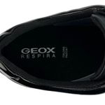 Geox  Respira Skyely A Black Patent Leather Lace Low Top Trainer Sneakers Shoes 8 Photo 4