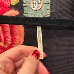 Free People  Floral Embroidered Corset Back Jacket Size Medium Photo 1