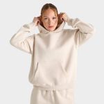 Jordan Brooklyn Fleece Hoodie In Biege Size Large Photo 10