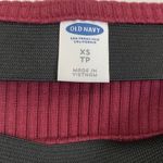 Old Navy Burgundy Ribbed Pencil Skirt XS Photo 3