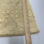 Lulus  Dress Womens X Small Yellow Lace Mini Love You For‎ Eternity Shift Flirty Photo 9