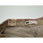 Levi's Womens NEW  Mid-Rise Tan Beige Stretch Denim Shortie Jean Shorts  SIZE 8 Photo 5