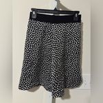 Kate Spade  New York silk black and white polka dot A-line flip skirt Photo 1