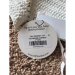 JMP The Label Coco Brown Contrast Cali Crochet Bikini Swim Top Medium NEW NWT Photo 11