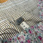 We The Free People Floral Lounge Shorts Medium Boho Cottagecore Striped Photo 3
