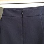 Banana Republic Navy Scalloped A-Line Skirt Photo 3