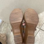 Dansko  Jessie Sand Lizard Two Strap  Leather Wedge‎ Heel Sandals Sz 39 US 8.5/9 Photo 8