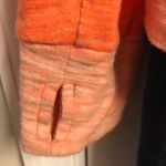 Bench Orange Full Zip Hoodie Sweatshirt Jacket Small Photo 3