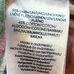 CHAPS Ralph Lauren pastel plaid linen blend classic button down casual shirt XL Photo 8