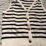 SheIn Women's Sleeveless Knit Striped Sweater Vest Tank Top Photo 6