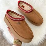 UGG NEW Women's  Tazz Platform Slipper Chestnut Women's Tasman Chestnut Size 8 Photo 0