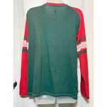 Minnesota Wild NHL Raglan Long Sleeve Shirt Green Red Large Womens Top Hockey Size undefined Photo 1