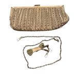 Silver Evening Clutch Convertible Crossbody Bag Photo 2