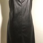 BLANK NYC  slip dress BLACK STUDDED VEGAN LEATHER M Photo 7