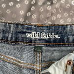 Target  High Waisted Mini Jean Skirt Photo 1