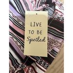 Live to be spoiled NWT ~  Short Sleeve Crop Top Size X-Large ~ Pink, Purple Photo 7
