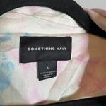 Something Navy  Tie Dye Trench Coat Pink Chiffon Tie Dye Photo 4