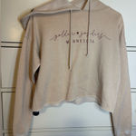 Minnesota Gophers cropped hoodie sweatshirt Tan Photo 0