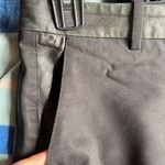 Vince  Wool Blend Dress Pant with Leather Detail Photo 5