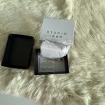 Avon Circle of Elegance Hematite Glass Stone Pendant Necklace Gold Photo 5