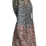 Vince Camuto Floral Smocked Waist Long Sleeve Mini
Dress Pink Blue Size 6 NWT Photo 7