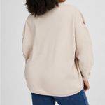 Torrid Oversized Crewneck Long Puffy Sleeve Tunic Sweatshirt Fleece New 1X Photo 4