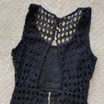 XOXO Black Crochet Mini Dress Photo 6