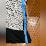 Calvin Klein Jeans  Black and White Textured Blouse Photo 5