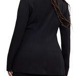 Good American NWT  - Black Embellished Double-Breasted Blazer - Size 2X Photo 3