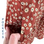 Madewell Floral Wrap Front Romper Daisy Field Short Sleeve Women’s 10 Shorts Photo 9