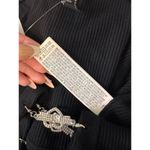 Forever 21  Black Jeweled Clasp Crop Top Women’s Size S Photo 7