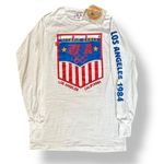 Deadstock 1984 Levi’s USA Olympics Tee Small Los Angeles Red White Blue Striped Photo 10