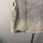 Angel Kiss Distressed denim vest size small‎ Photo 2
