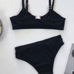 Boutique 🎉new 638 black ring cut out bikini top Photo 4