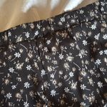 Lulus Miya Black Floral Print Ruffled Mini Skirt Photo 3