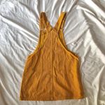honey yellow corduroy overall dress Photo 5